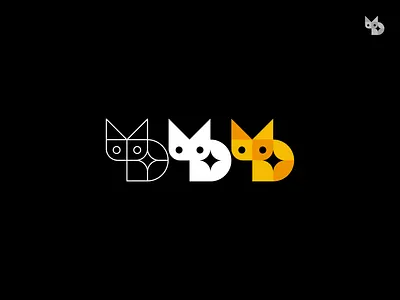 A Cat + Spark_Logo design branding cat cool creative design graphic design icon logo logo design minimal minimalistic simple spark