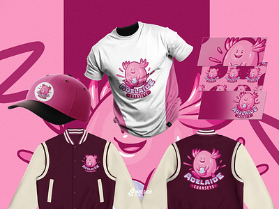 Adelaide Chanseys Mascot Logo branding character clothes cutecharacter cutelogo cutemascot illustration mascot