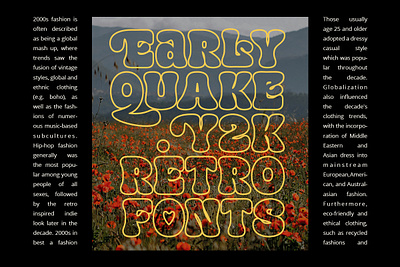 Early Quake - Y2K Retro Font font
