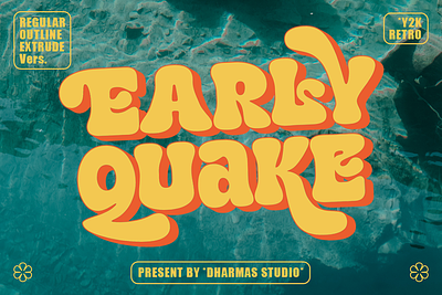 Early Quake - Y2K Retro Font font
