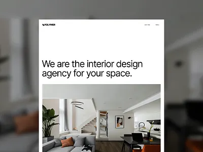 Polymer - Framer website template for agency agency design clean design framer framer template minimal minimalistic responsive design templates typography ui design web design website design