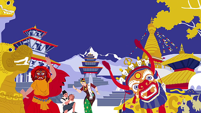 Different Cultures of Nepal animation beautifulnepal culturenepal diversity