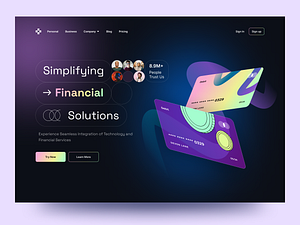 Fintech Website Design by Nishar Multani on Dribbble