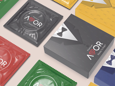 AMOR - Contraceptive Branding branding design graphic design illustration logo typography vector