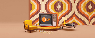 ZDF Mediathek Classics - The Light Edition 3d branding cgi character design foreal illustration logo