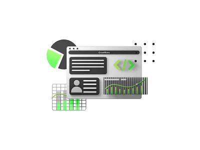 Digital Marketing Agency Illustration 3d branding c4d illustration ui webdesign