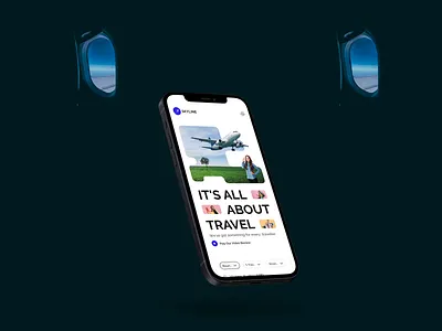 Skyline Agency -Travel and Flight Ticket Booking Mobile Website branding flight ticket booking graphic design hotel booking landing page responsive web design tour website travel agency travel web design travel website ux ui web web design website design website traveling website ux ui website ux ui