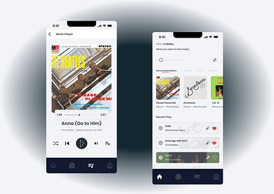 Music Player App app daily ui 009 design graphic design illustration indonesia mobile music app music player app music player ui simple ui ux vector