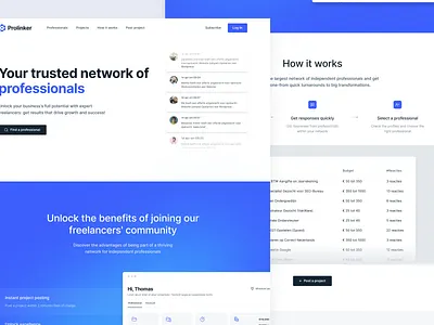 Freelance marketplace website freelance jobboard marketplace ui web website