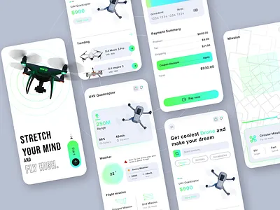 WingedSky Drones: Take Flight with WingedSky Drones and Capture aerial camera dji dji inspire dji mini dji phantom dji spark drone drone delivery app fluttertop graphic design map mavic mobile app phantom product quadcopter quadrocopter tracking uav