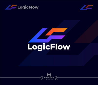 LogicFlow Logo Design branding company logo f modern logo l modern logo logo design logo design 2023 logo design agency logo design branding modern logo