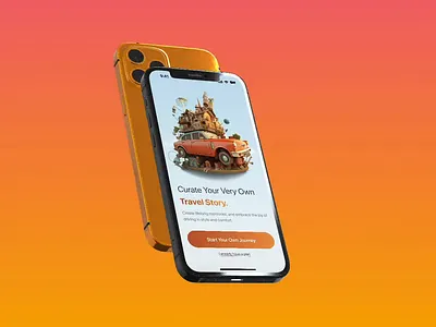 TravelBuddy ai apple artificial design destination home ios iphone midjourney minimal mobile mobile design motion onboarding signup singin travel ui user interface ux