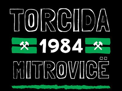 Torcida 1984 1984 albania basketball design illustration kosova kosovo logo mining mitrovica mitrovice shqiperi