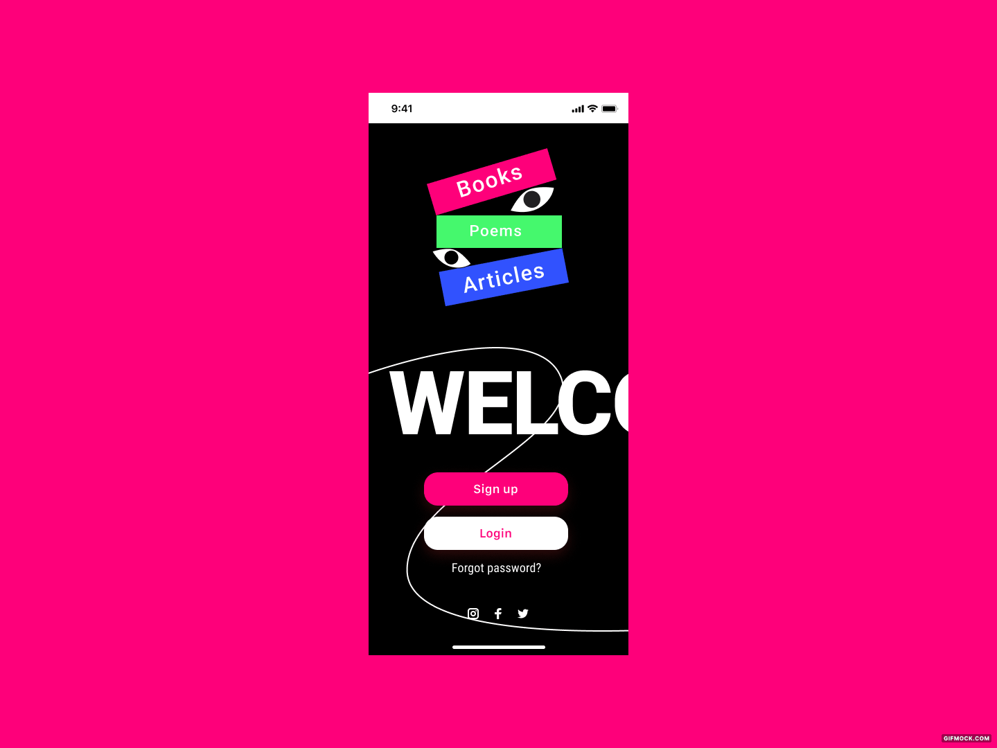 welcome to my page banner gif