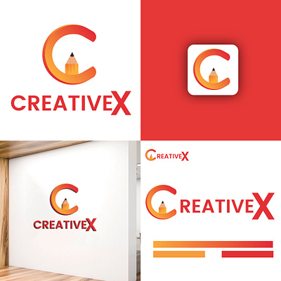 Creative X - Logo Design abstract app icon branding creative logo design illustration logo logo designe logo designer logo icon minimal logo minimalist logo modern logo symbol vector website logo