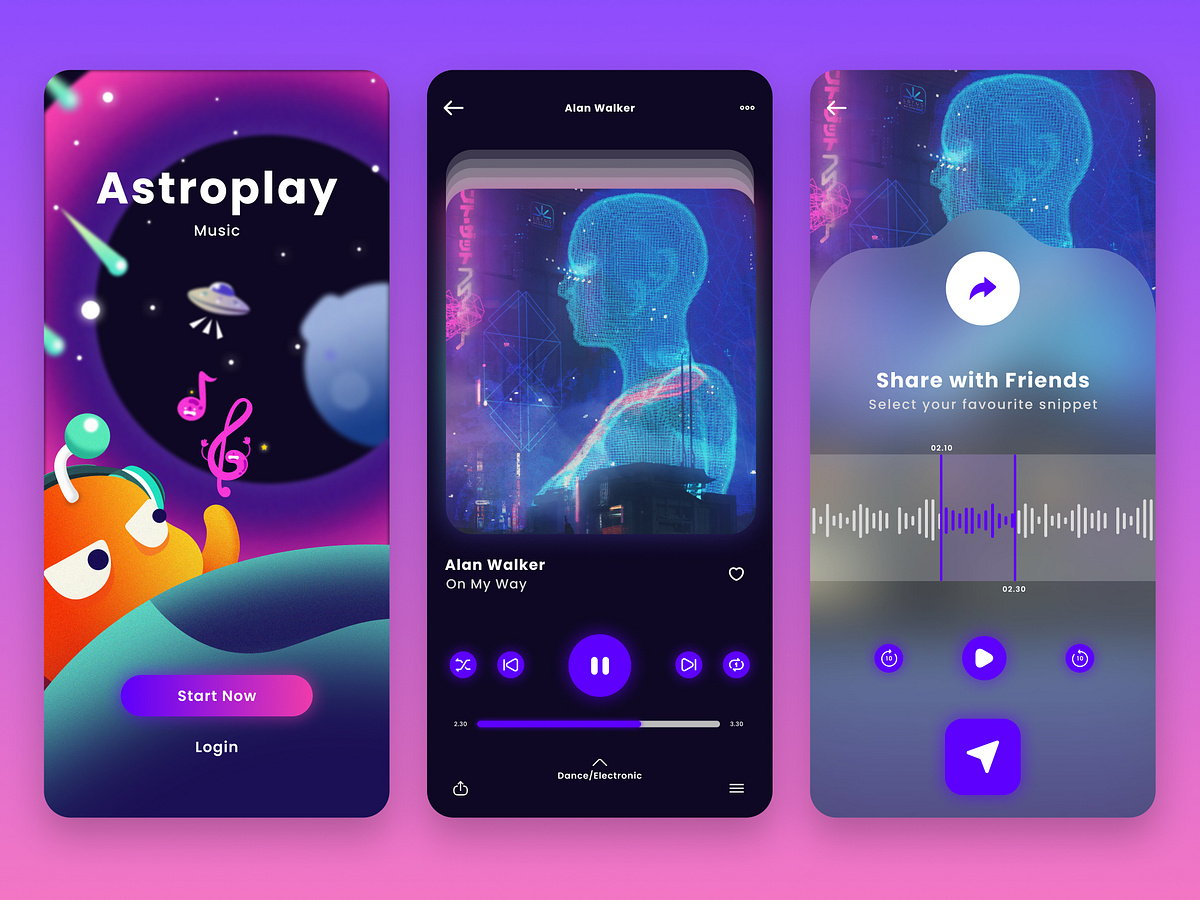 Music Uiux designs, themes, templates and downloadable graphic elements ...