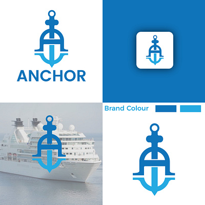 Anchor - Logo Design abstract app icon branding creative logo design logo logo designe logo designer