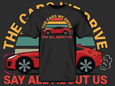 Car T-shirt Design car car lover car tshirt classic car custom design design drive graphic design illustration modern car ride vehicle vintage