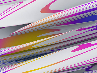 Colorful loop animation 3d abstract animation art background blender color colorful design iridescent loop motion graphics render shape visual white