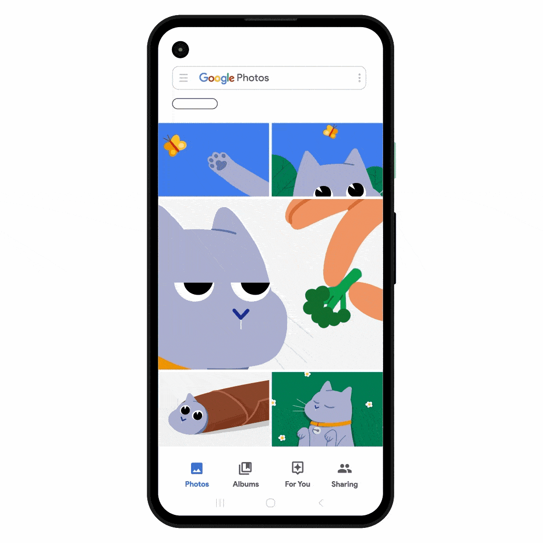 Google: Pixel 4a animation branding design graphic design illus illustration motion graphics ui