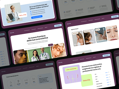Medical Website app dashboard design health medical minimal platform ui ux web web design website