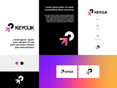 KEYCLIK LOGO brand branding design graphic design icon illustration keyclik logo logo design minimal modern