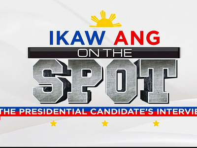 2022 OBB | Ikaw ang On The Spot - Presidential & VP adobe photoshop after effects branding design dzmm graphic design illustration logo motion graphics obb opening billboard philippines teleradyo