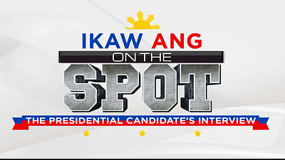 2022 OBB | Ikaw ang On The Spot - Presidential & VP adobe photoshop after effects branding design dzmm graphic design illustration logo motion graphics obb opening billboard philippines teleradyo