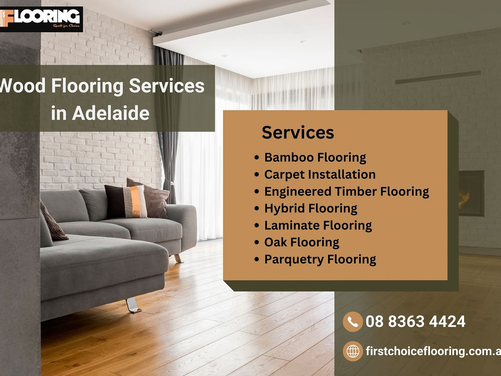 Enhance Your Space with Stunning Wood Flooring in Adelaide by First