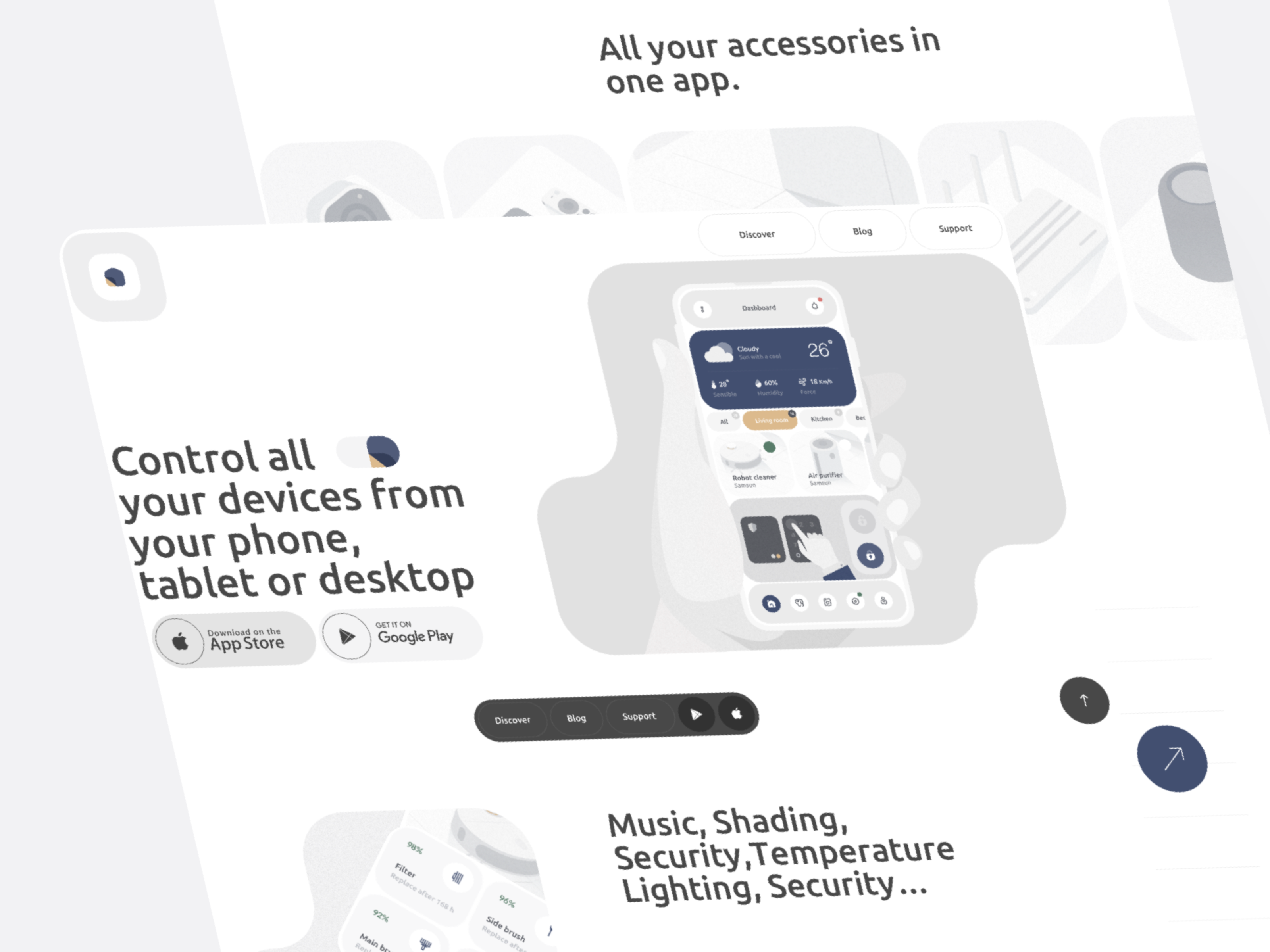 Example of Website & Landing Page Design