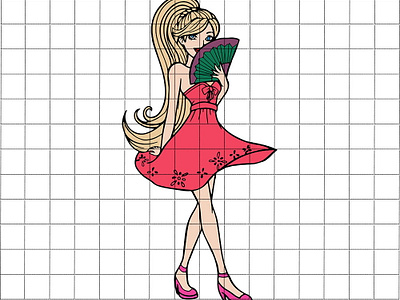 Barbie Doll SVG barbie doll svg svgbees