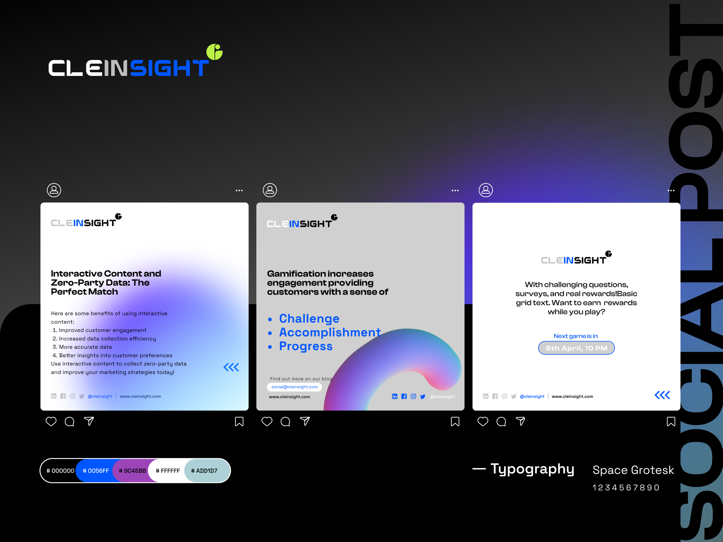 Cleinsight_Social post branding design graphic design illustration social