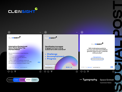 Cleinsight_Social post branding design graphic design illustration social