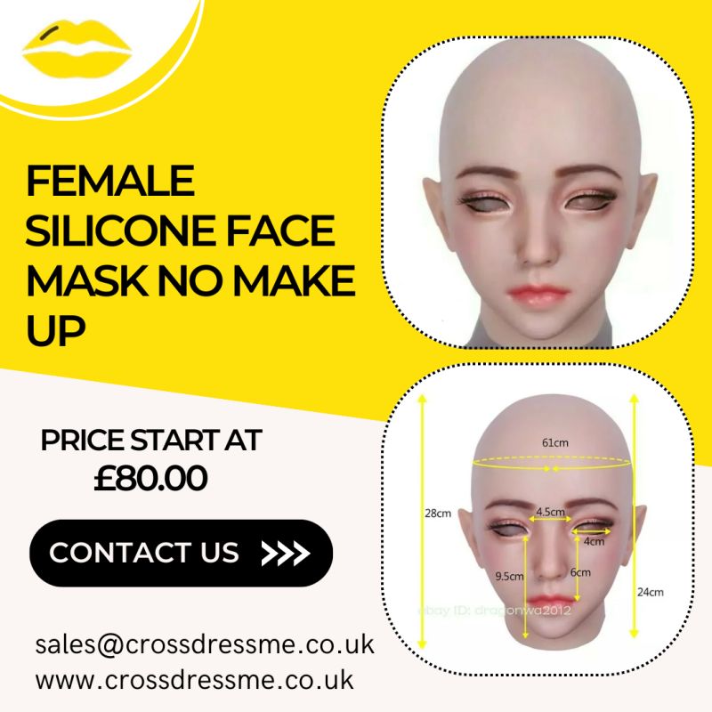 Female Silicone Face Head Mask in United Kingdom by Crossdressme on ...