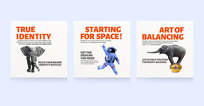 Instagram creative for Digital agency branding graphic design