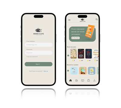 Book Store App application branding design graphic design illustration site ui ui app ux