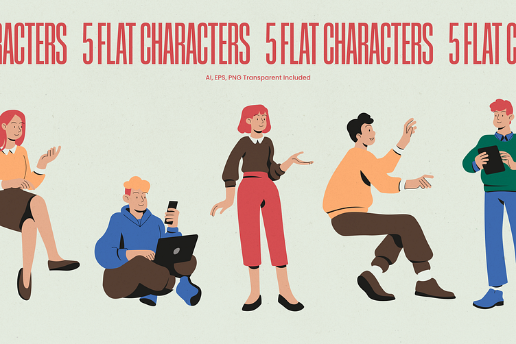 Business & Office Flat Characters by Promo Graphics on Dribbble