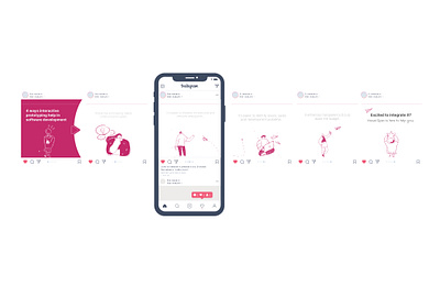 Carousel posts for Instagram carousel design graphic design illustration instagram site social media ui ux