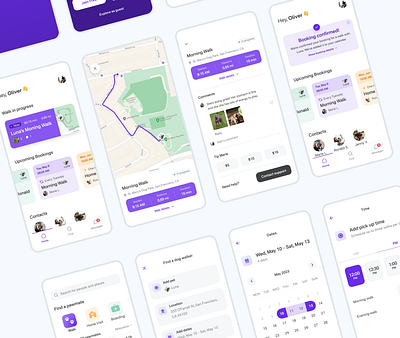 Pawmates - mobile app case study app design interface mobile product ui ux wireframes
