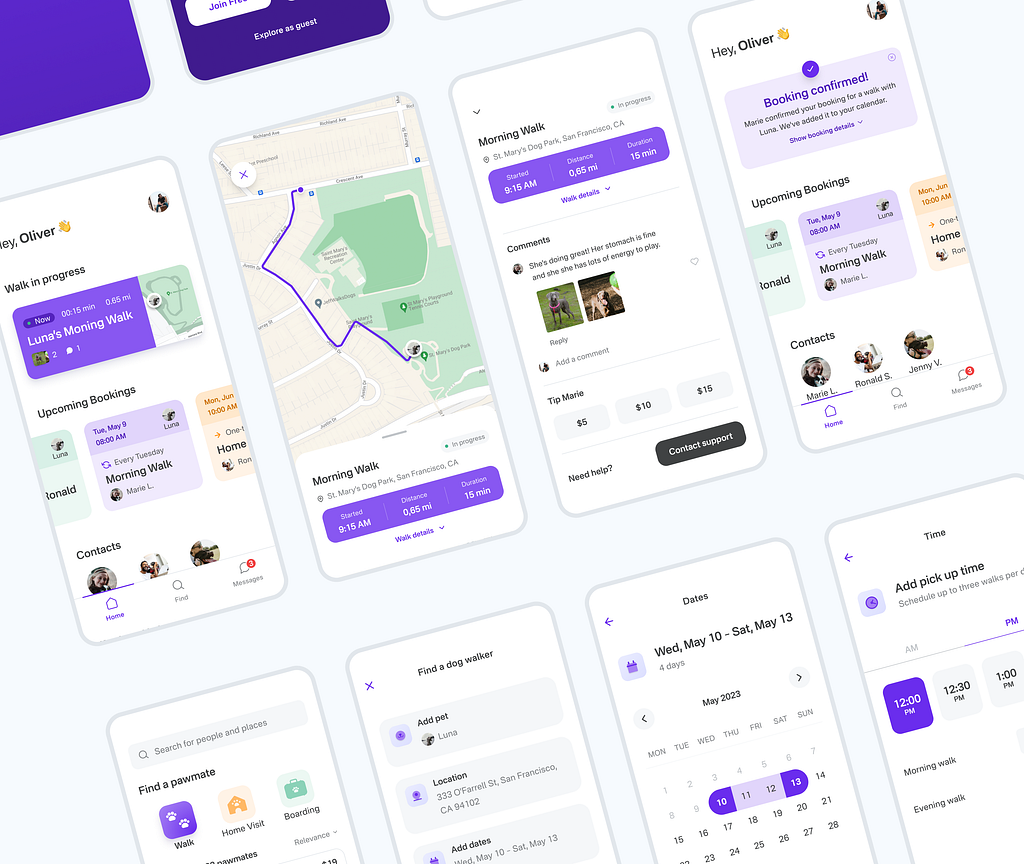 Pawmates - mobile app case study by Manyo Manev on Dribbble