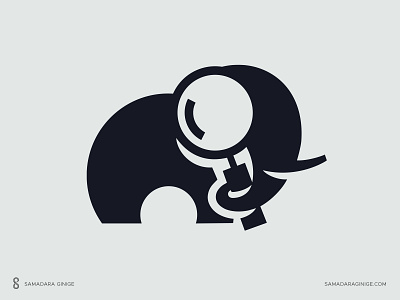 Tusker brand design identity illustration logo mark minimal modern samadaraginige simple tusker