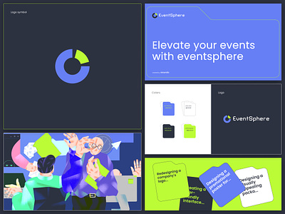 EventSphere - SaaS Branding brand guidelines brand identity branding characterdesign color palette design digital illustration graphic design graphicdesign identity illustration illustrator logo saas styleguide ui vector vector illustration visual visual identity