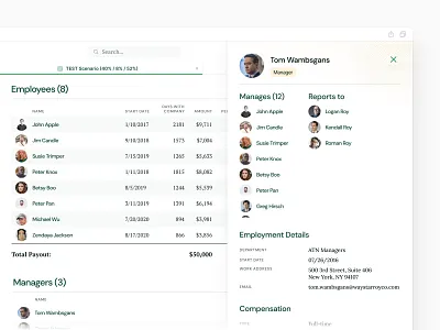 Financial Planning - User Profile (SaaS Web App) admin ai dashboard enterprise equity finance minimal money payroll product design profit saas software stock ui design ux ux design vc web app web application design