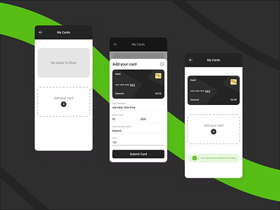 Cards, Add a New Card, Wallet UI Design 2023 add card app bestui card dailyui debitcard design new ui uichallenge uidesign uifolio uiux untitledui wallet