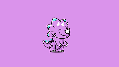 Mom dino character character design dino dinosaur illustration mon vector