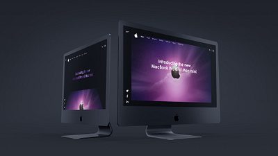 iMac Mockup adobe photoshop mockup design xd