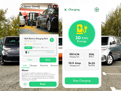 EV Stations Mobile UI Design 3d animation branding design designer google graphic design illustration logo microsoft mobile ui design mobile uiux design motion graphics tesla ui vector