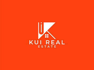 KUI Real Estate Logo brand identity branding design design logo home home logo house logo logo design real estate real estate logo real estate logo design realtor