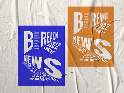 News posters 3d banners branding creative typography graphic design news news portal perspective poster poster news typo typography