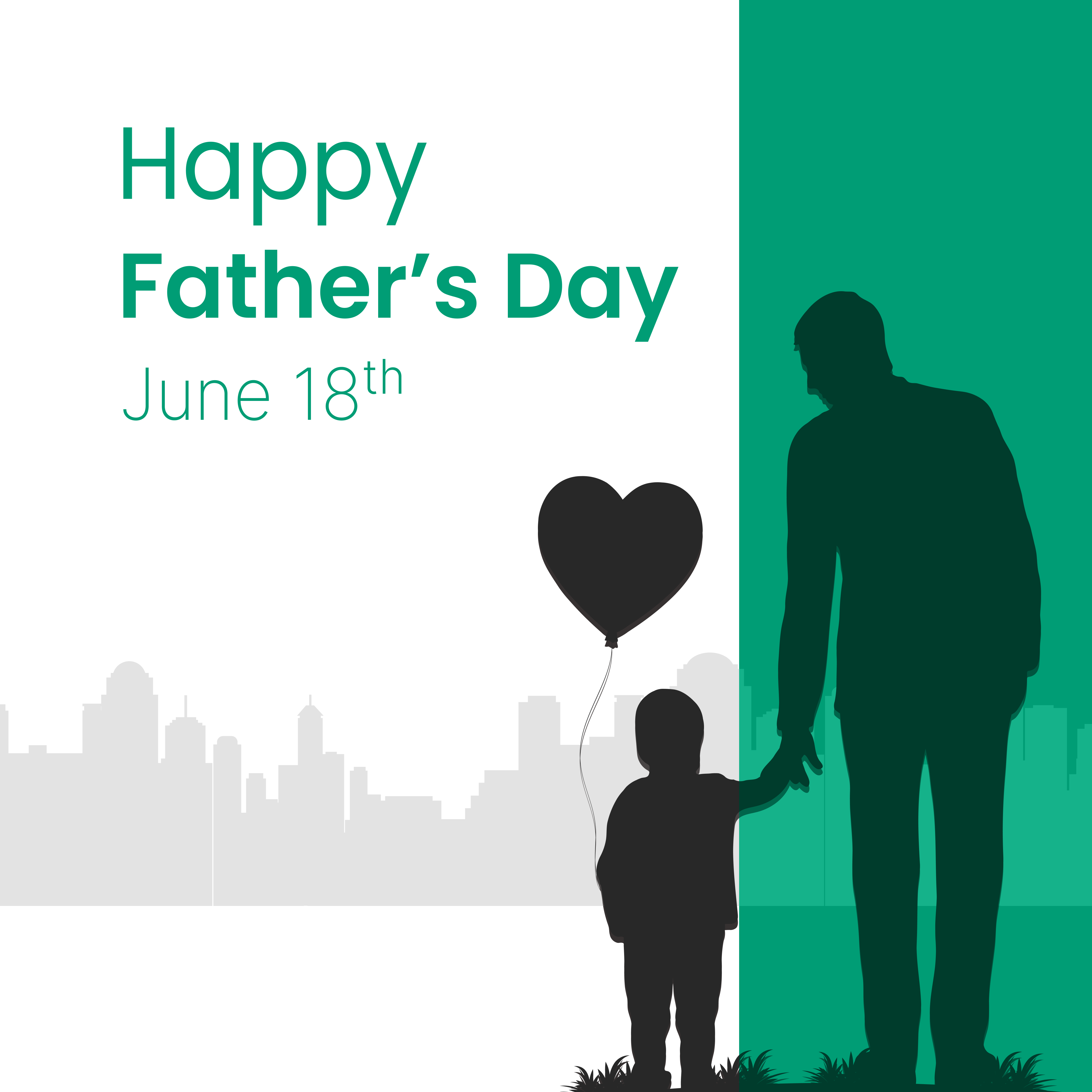 Happy Fathers Day emotional design